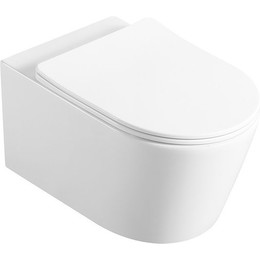 Унитаз подвесной безободковый Vincea Cute VT1-24 с крышкой микролифт - фото 