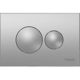 Кнопка смыва Vincea VFP-731MG, серый матовый - фото 