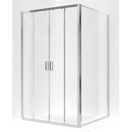 Душевое ограждение Ambassador Forsa 140x80 см 17021109AX-80AX, хром/прозрачное - фото 