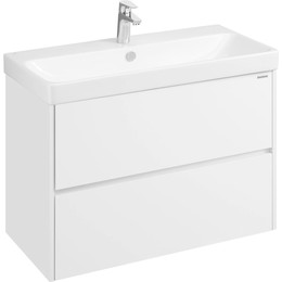 Тумба подвесная с раковиной Акватон Сканди 90 см 1A251901SD010 - фото 