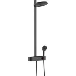 Душевая стойка с термостатом Hansgrohe Pulsify S Showerpipe 260 2jet 24240670, черный матовый - фото 