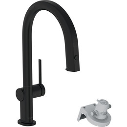 Смеситель для кухни Hansgrohe Aqittura M91 FilterSystem 210 76803670, черный матовый - фото 