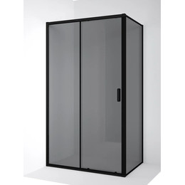 Душевое ограждение Ambassador Forsa 140x80 см 17022220ABB-80ABB, чёрный/тонированное - фото 