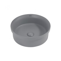 Раковина-чаша Abber Bequem 40 см AC2103MG, серый матовый - фото 