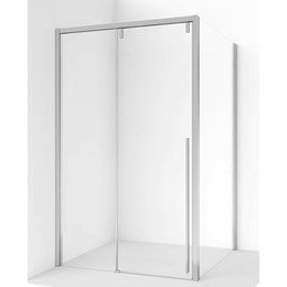 Душевое ограждение Ambassador Intense 150x80 см 110021104IX-80IX (стекло 8 мм) хром/прозрачное - фото 