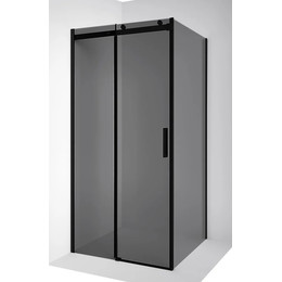 Душевое ограждение Ambassador Benefit 130x80 см 19022202HBB-80HBB (стекло 8 мм) чёрный/тонированное - фото 