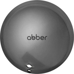 Декоративная крышка на слив для раковины Abber AC0014GS, серебро - фото 