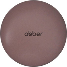 Декоративная крышка на слив для раковины Abber AC0014MC, коричневый матовый - фото 