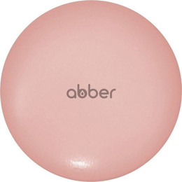 Декоративная крышка на слив для раковины Abber AC0014MP, розовый матовый - фото 