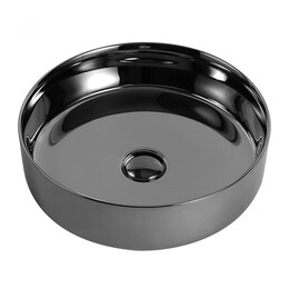 Раковина-чаша Abber Bequem 40 см AC2109GS, серебро - фото 