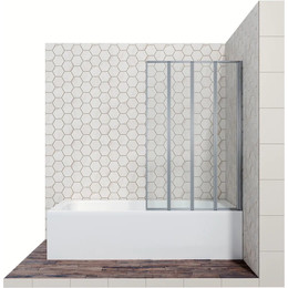 Шторка для ванны Ambassador Bath Screens 900х1400 мм 16041110R R, хром/прозрачное - фото 