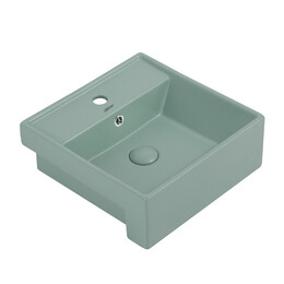 Раковина-чаша Abber Rechteck 41 см AC2208MCG, светло-зеленый матовый - фото 