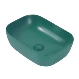 Раковина-чаша Abber Rechteck 46 см AC2200MBG, темно-зеленый матовый - фото 
