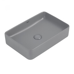 Раковина-чаша Abber Rechteck 51 см AC2207MG, серый матовый - фото 