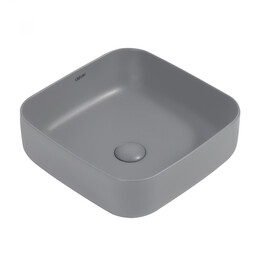 Раковина-чаша Abber Rechteck 38 см AC2211MG, серый матовый - фото 