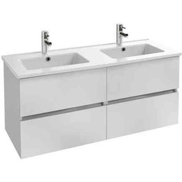 Тумба подвесная с раковиной Jacob Delafon Tolbiac 120 см EB2384-J5, белый глянцевый - фото 