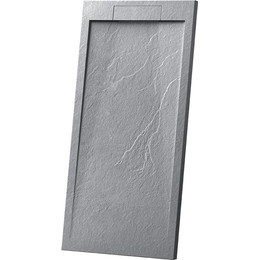 Поддон каменный Vincea 100х80 см VST-4SRL8010G, серый - фото 