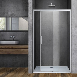 Душевая дверь Vincea Soft 110 см VDS-3SO110CL, хром/прозрачное - фото 
