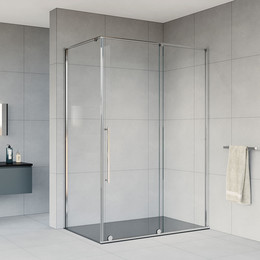 Душевое ограждение Vincea Arno 130x90 см VSR-1A9013CL (стекло 8 мм), хром/прозрачное - фото 