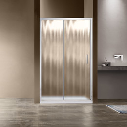 Душевая дверь Vincea Garda 115 см VDS-1G115CH, хром/шиншилла - фото 