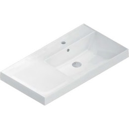Раковина подвесная Kerama Marazzi Cubo 90 см CUI.wb.90Rh - фото 