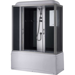 Душевая кабина Taliente 150x70 см TA-15070G, хром/тонированное - фото 