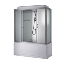 Душевая кабина Taliente 170x75 см TA-17075M, хром/матовое - фото 