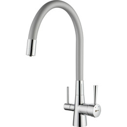 Смеситель для кухни Lemark Comfort LM3075C-Silver, серебристый/хром - фото 