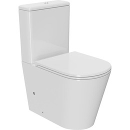 Унитаз-компакт безободковый Point Виктория PN42061 с крышкой микролифт - фото 