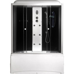 Гидробокс Niagara Ultra NG-5150-01 150x70 см, хром/тонированное - фото 