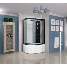 Гидробокс Niagara Ultra NG-1910-01R 120x80 см, черный/тонированное (безсиликоновая сборка) - фото 