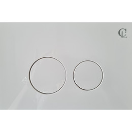 Кнопка смыва CeramaLux DC/1-014, белый - фото 