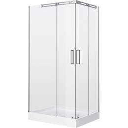 Душевое ограждение Grossman Galaxy 120x80 см GR-3120L L, хром/прозрачное - фото 
