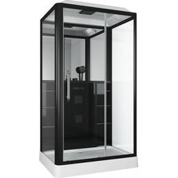 Гидробокс Grossman 90x120 см GR227R R, чёрный/прозрачное - фото 