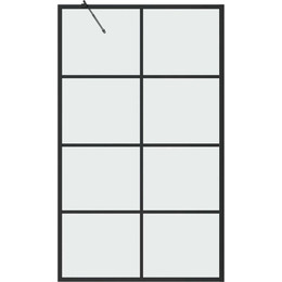 Шторка для ванны Grossman 800х1500 мм GR-10580BLACK, чёрный/прозрачное - фото 