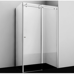 Душевое ограждение WasserKraft Vils 100x90 см 56R22 (стекло 6/8 мм), хром/прозрачное - фото 