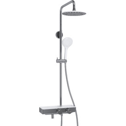 Душевая стойка с термостатом WasserKraft A113.067.155.CH Thermo, хром/белый - фото 