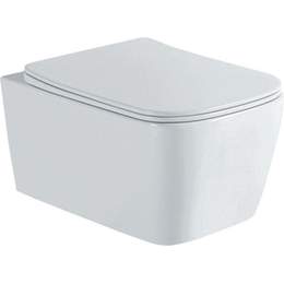 Унитаз подвесной безободковый Aquatek Либра AQ1148N-00 с тонкой крышкой микролифт - фото 