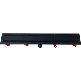 Трап Veconi Klasik/Floor Black 95 см V950KB, черный матовый (под плитку), Цвет производителя: чёрный матовый, Размер трапа: 950 - фото 