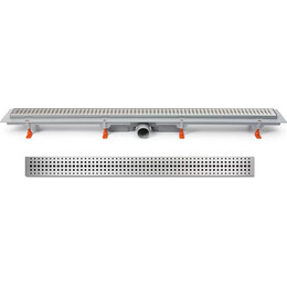 Трап Veconi Basic 55 см V550B, хром глянцевый - фото 