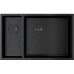 Мойка кухонная Omoikiri Taki 69-2-U/IF SIDE GB-R 1,2 мм 4993183 L, графит, Цвет производителя: графит - фото 