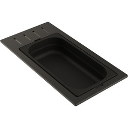 Контейнер для кухонной мойки Omoikiri DC-01-1 GB 4999074, графит - фото 