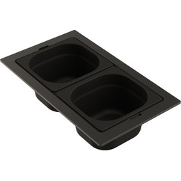 Контейнер для кухонной мойки Omoikiri DC-04-2 GB 4999085, графит - фото 