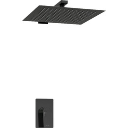 Душевая система для душа WasserKraft Glan A66181, черный глянец - фото 
