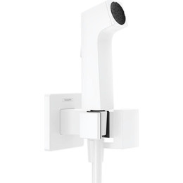 Набор для гигиенического душа Hansgrohe Bidette E 1 jet 29233700, белый матовый (без скрытой части) - фото 