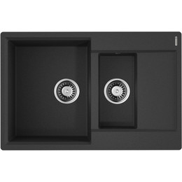 Кухонная мойка Omoikiri Daisen 78-2T BL 4993535, чёрный, Цвет производителя: чёрный - фото 