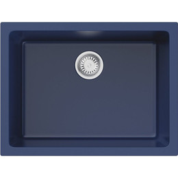 Кухонная мойка Omoikiri Okinoshima 61-U/I IB-Matt 4993049, indigo blue матовый, Цвет производителя: indigo blue матовый - фото 