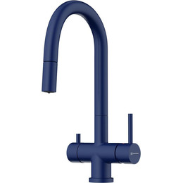 Смеситель для кухни Omoikiri Akita-S IB 4994438, indigo blue матовый - фото 