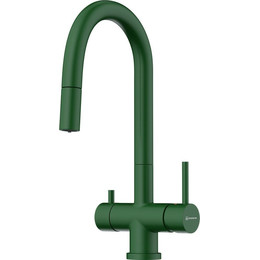 Смеситель для кухни Omoikiri Akita-S RG 4994437, royal green матовый - фото 