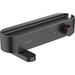 Смеситель для ванны с термостатом Hansgrohe ShowerTablet Select 24340670, черный матовый - фото 